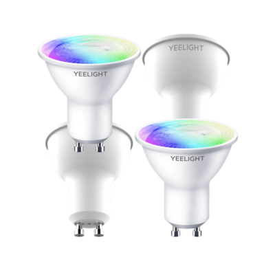 Yeelight LED Smart Bulb GU10 Multicolor - 4stk