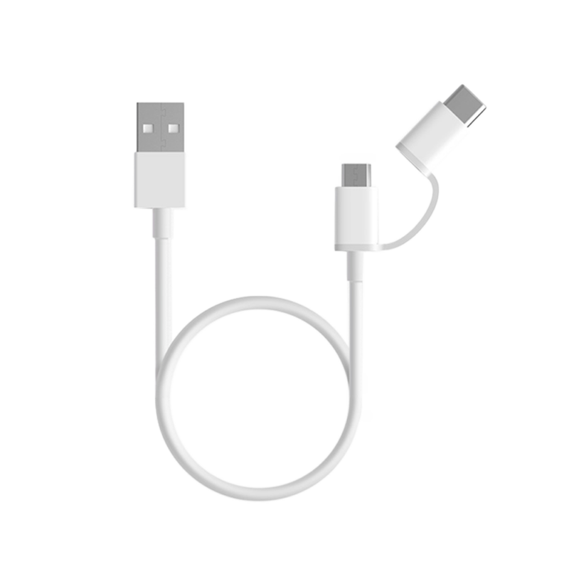 Mi 2-in-1 Cable Micro USB to Type C 100cm