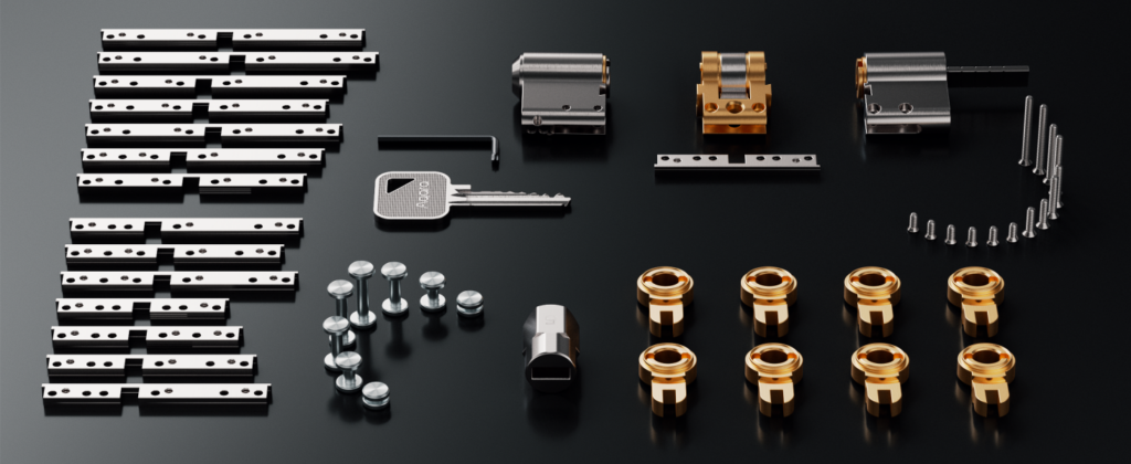Aqara U200 Adjustable Cylinder - hvað er í kassanum