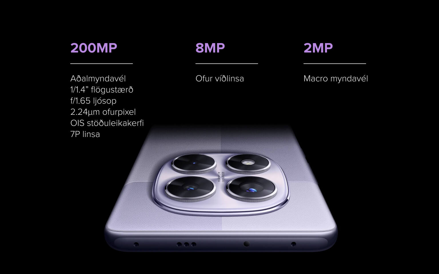 Redmi Note 14 Pro 5G ódýr öflugur snjallsími með góða myndavél