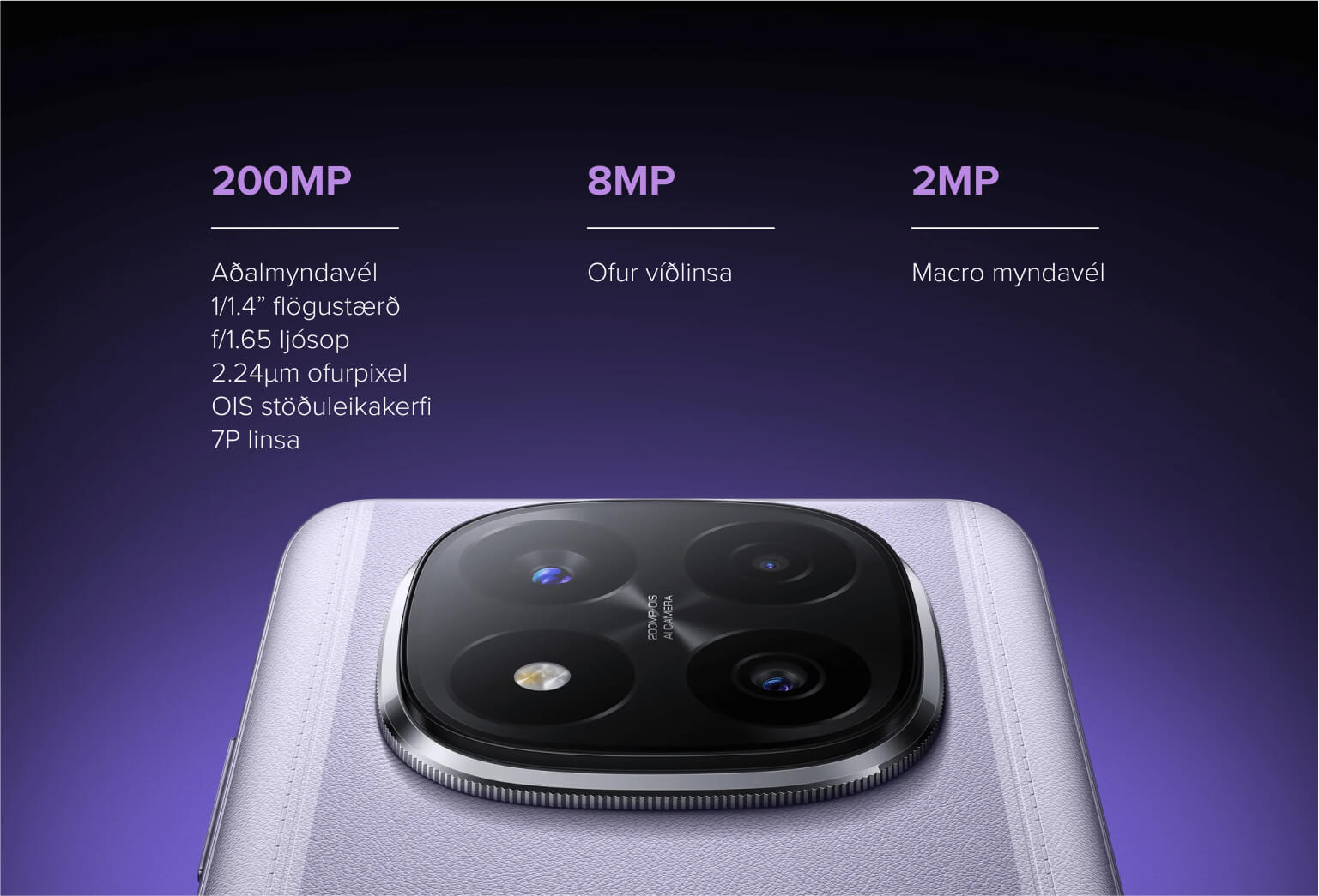 Redmi Note 14 Pro+ 5G 12GB vinnsluminni 512GB geymslupláss 200MP aðalmyndavél ódýr góður snjallsími