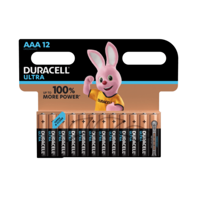 Duracell Ultra AAA rafhlöður - 12stk